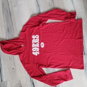 Idegy San Francisco 49ers hooded shirt size 2XL mens L